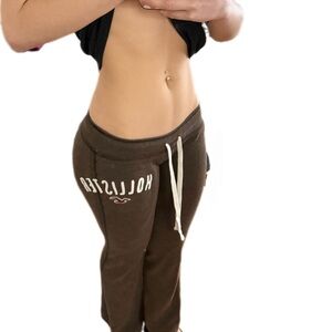 VTG Hollister ultra low rise flare sweatpants